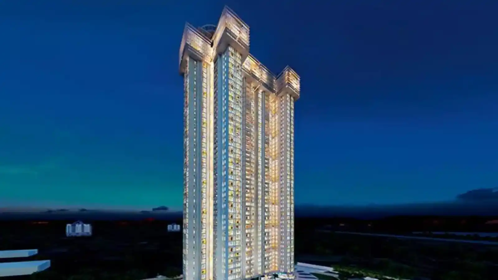 CNTC The Presidential Tower Apartments In Rajajinagar Bangalore-Tower-View